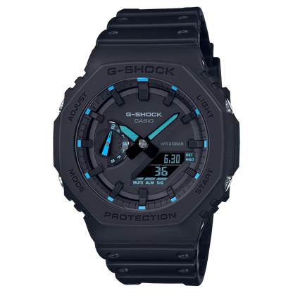 Casio G-Shock GA-2100-1A1DR Black Analog-Digital Dial Black Resin Strap Men's Watch