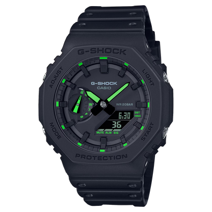 Casio G-Shock GA-2100-1A1DR Black Analog-Digital Dial Black Resin Strap Men's Watch