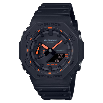 Casio G-Shock GA-2100-1A1DR Black Analog-Digital Dial Black Resin Strap Men's Watch