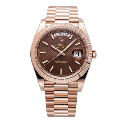 Timeware Watch LOR Copper Chain Automatic Chrono Green Dial Men Watch – Timeware