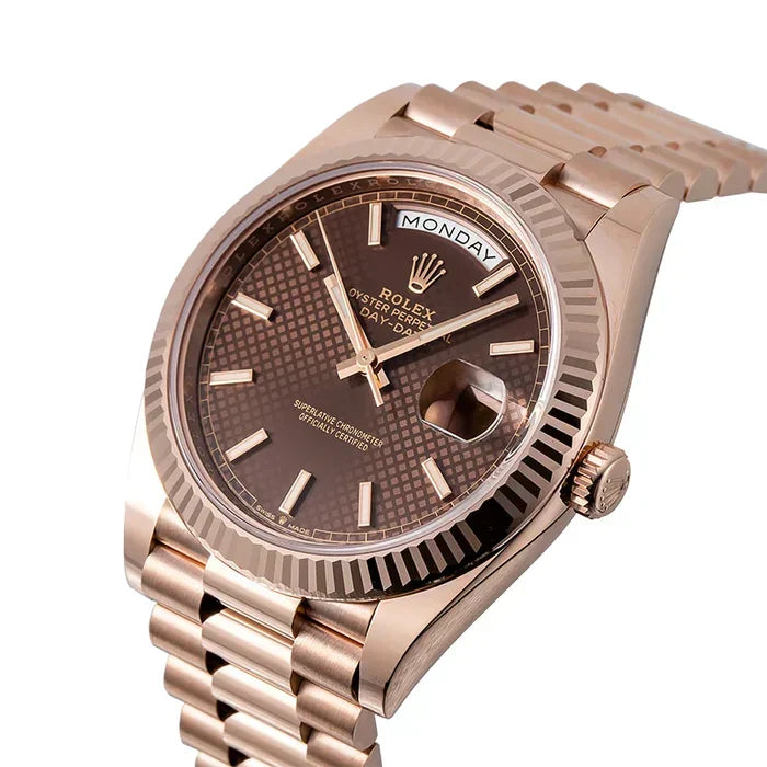 Timeware Watch LOR Copper Chain Automatic Chrono Green Dial Men Watch – Timeware